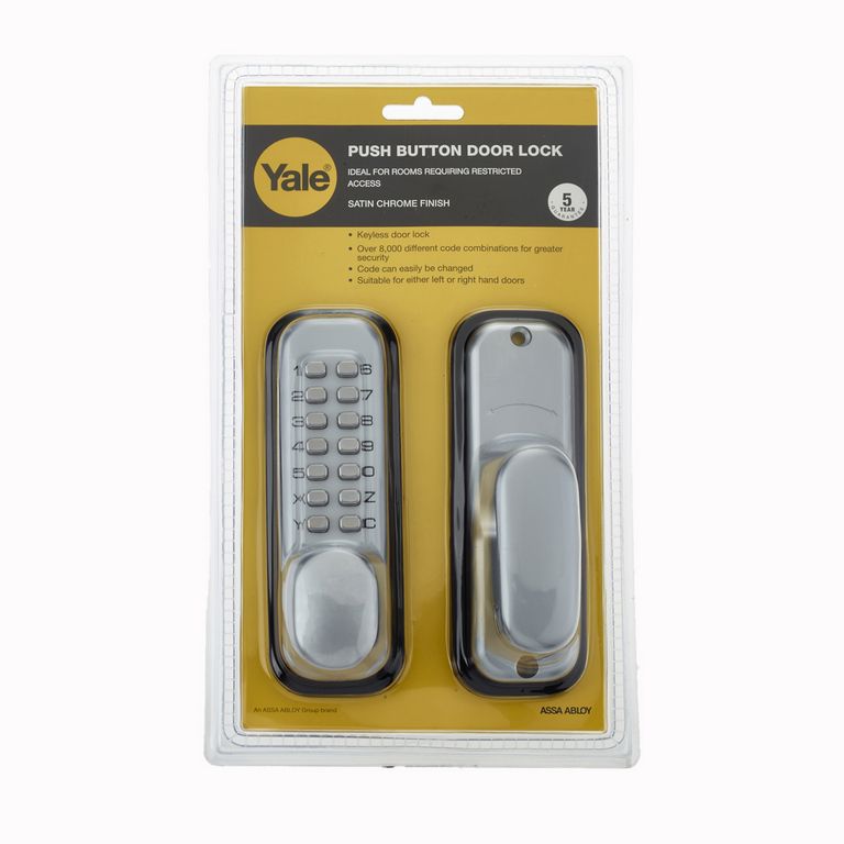 Yale Digital Lock Satin Chrome